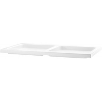 pullout drawer - 58x30cm - white ABS