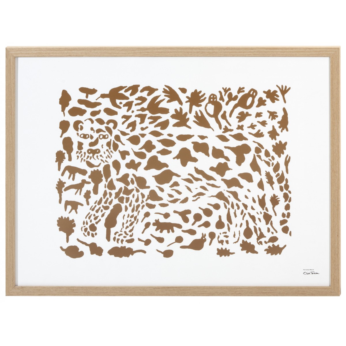 Cheetah Brown Art Poster  50x70 cm OTC
