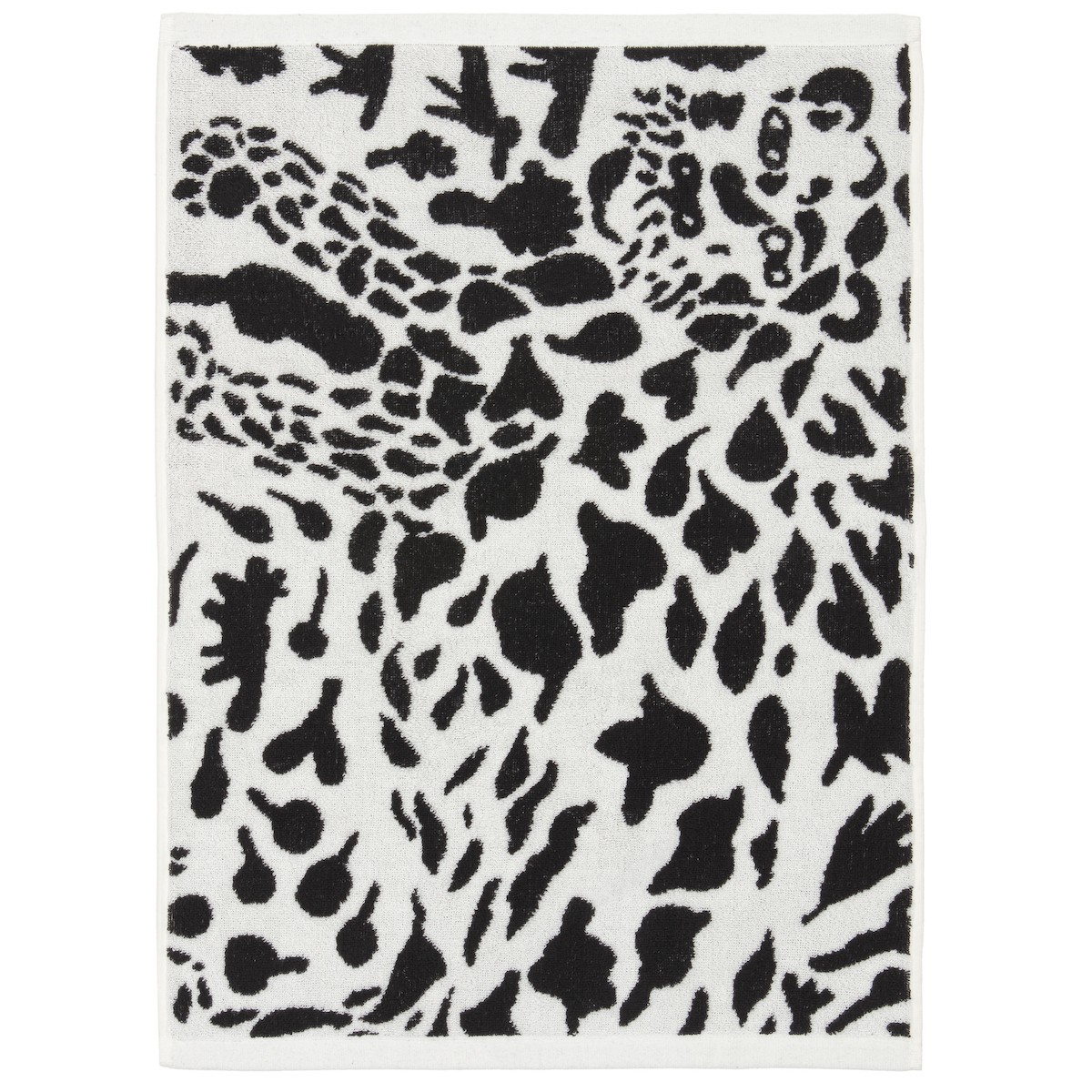 Cheetah Noir & Blanc  – Serviette 50x70cm OTC