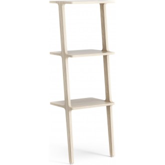 3 shelves – White pigmented oak – Libri shelf