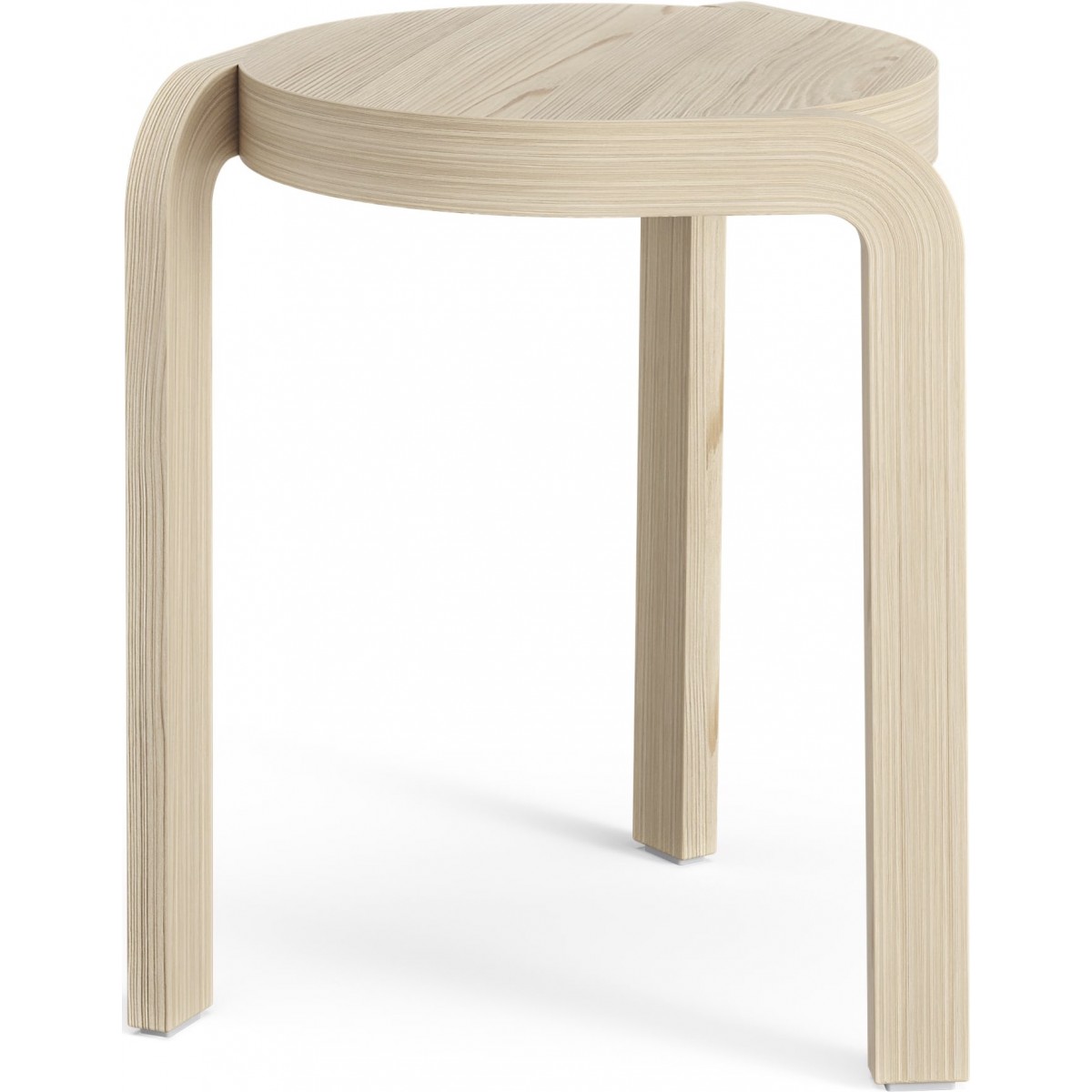 natural ash - Spin stool – H44 cm