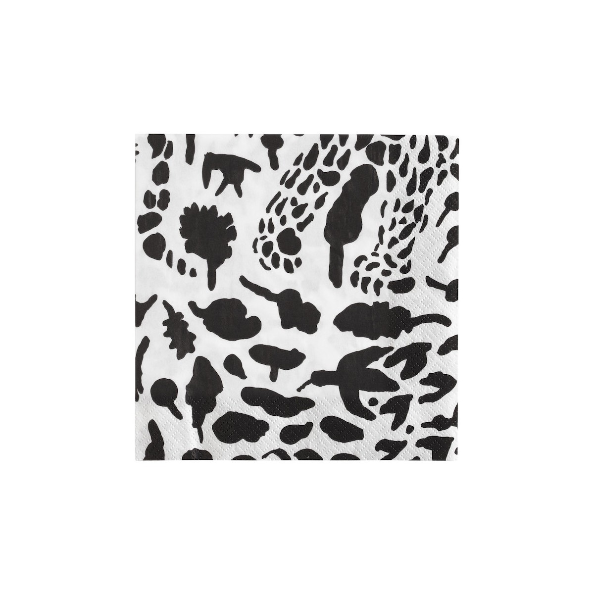 33 x 33 cm serviettes en papier - Cheetah Noir - 1061269 OTC
