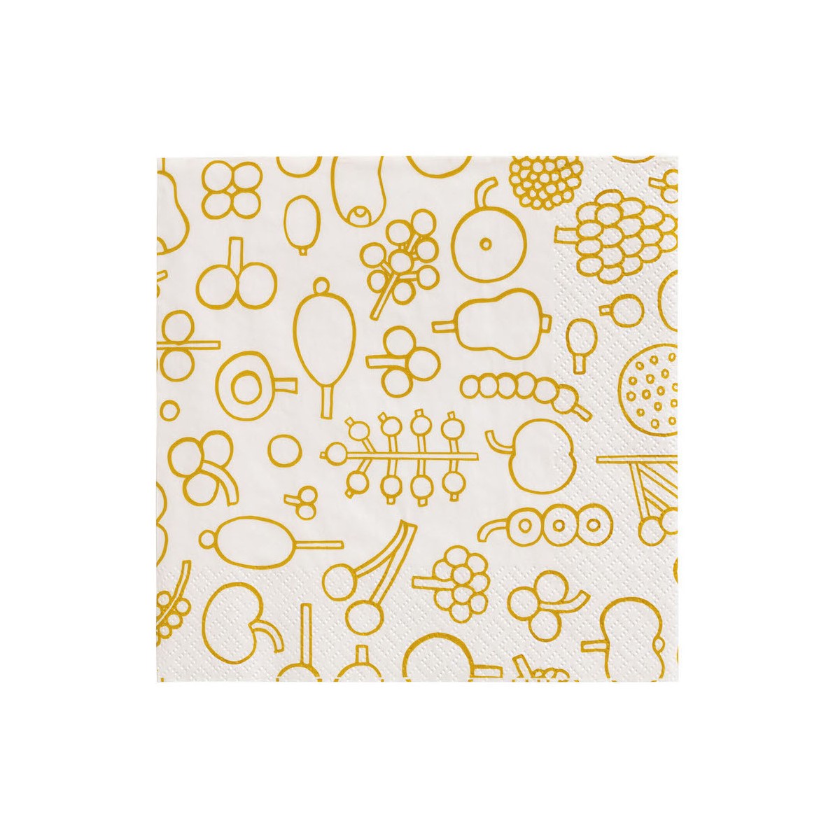 33 x 33 cm paper napkins - Frutta Yellow - 1063052