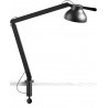 soft black - w. clamp - PC double arm lamp