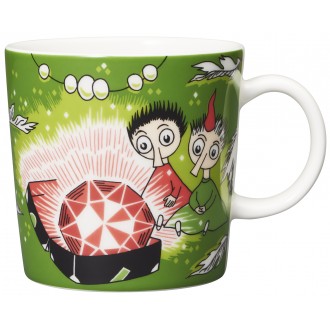 Thingumy and Bob green - Moomin mug