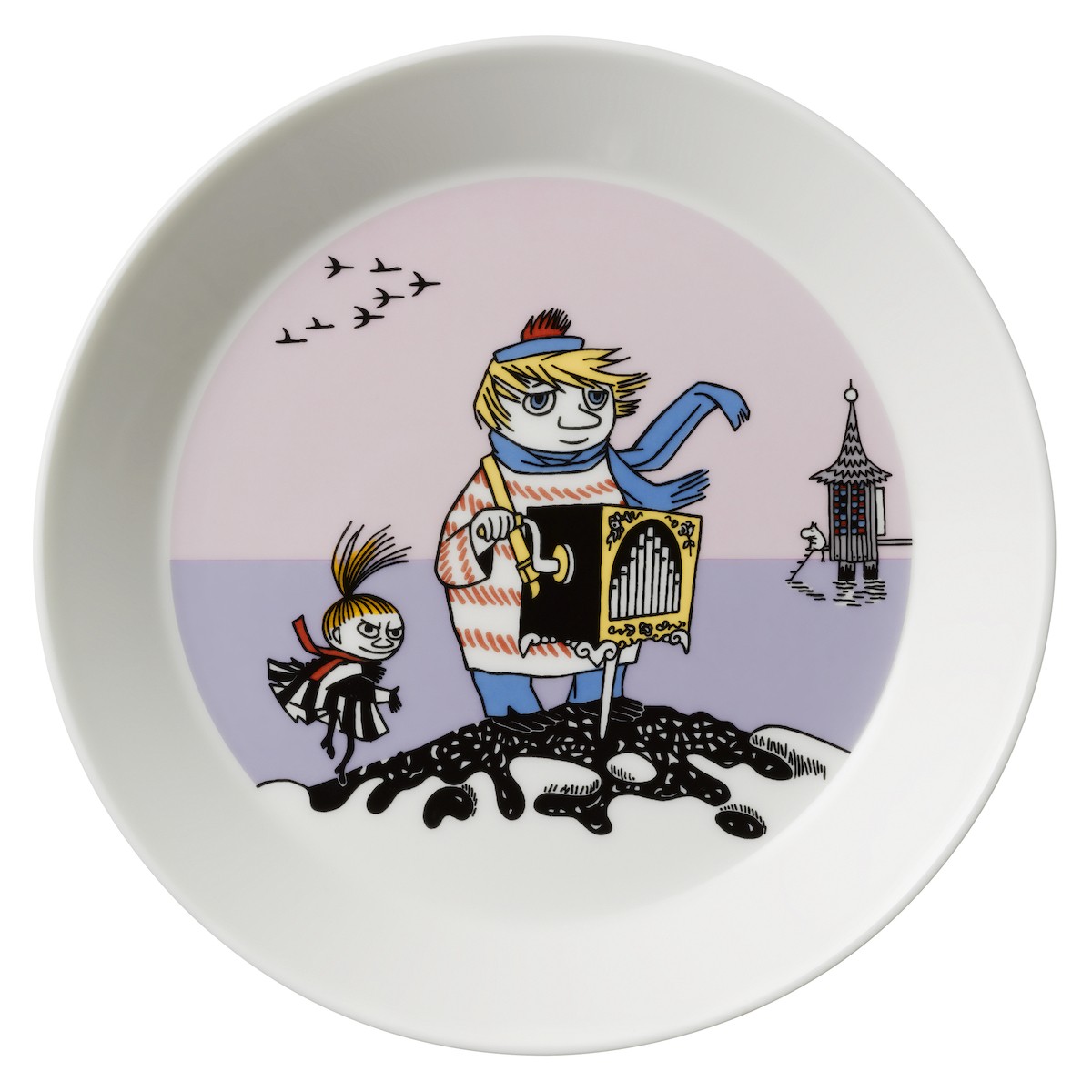 Tooticky violet - assiette Moomin