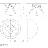 Ø140cm - PP75/140 - extendable table