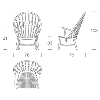 Peacock chair - PP550