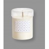 Scented Calendar candle - clear/white