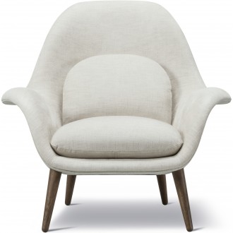 SOLD OUT Maple 222 + smoked oak - Swoon lounge chair