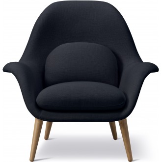 SOLD OUT Sunniva 192 + lacquered oak - Swoon lounge chair