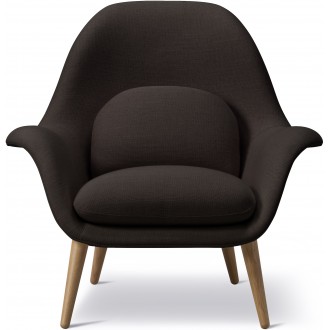 SOLD OUT Sunniva 383 + lacquered oak - Swoon lounge chair