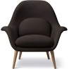 SOLD OUT Sunniva 383 + lacquered oak - Swoon lounge chair