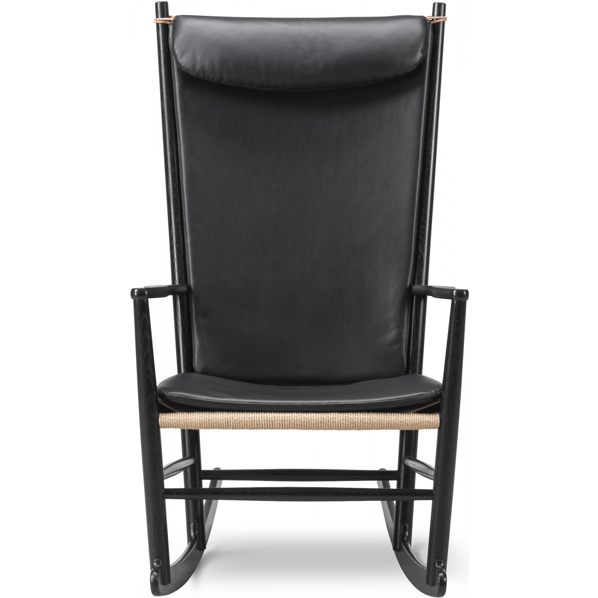 Neck cushion & seat cushion & back cushion – Omni 301 leather – J16 Rocking chair
