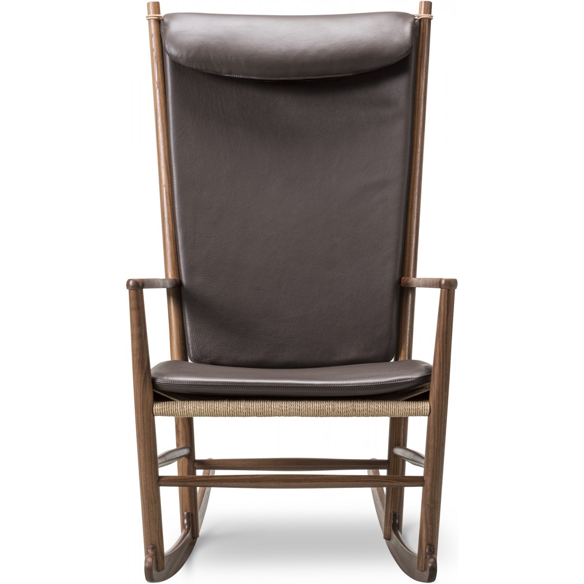 Appuie tête & Coussin d’assise & Coussin dorsal – Cuir Primo 86-1 – Rocking chair J16