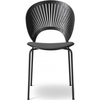 ÉPUISÉ rime 991+ frêne noir / noir – assise rembourrée – chaise Trinidad 3396