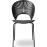 SOLD OUT rime 991 + black ash / black legs – seat upholstered – Trinidad chair 3396