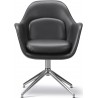 SOLD OUT Omni 301 leather / chrome - Swoon Chair, swivel base