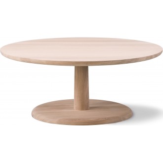 Soaped oak – Ø90 x H38 cm – Pon table 1295