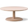Chêne savonné – Ø90 x H38 cm – Table Pon 1295