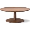 Chêne fumé huilé – Ø90 x H38 cm – Table Pon 1295