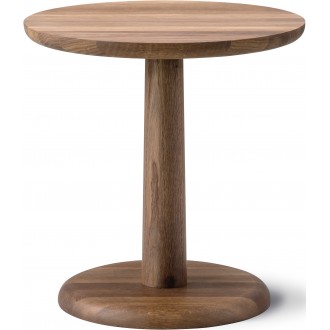Smoked oiled oak – Ø45 x H46 cm – Pon table 1290