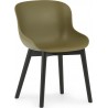 Olive / Black lacquered Oak – Hyg Chair