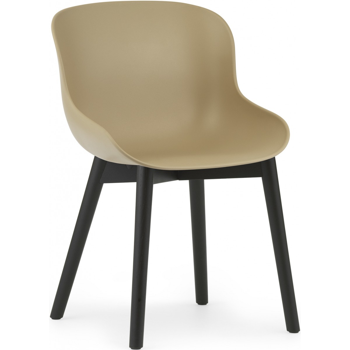 Sand / Black lacquered Oak – Hyg Chair