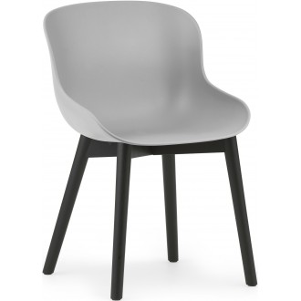 Grey / Black lacquered Oak – Hyg Chair