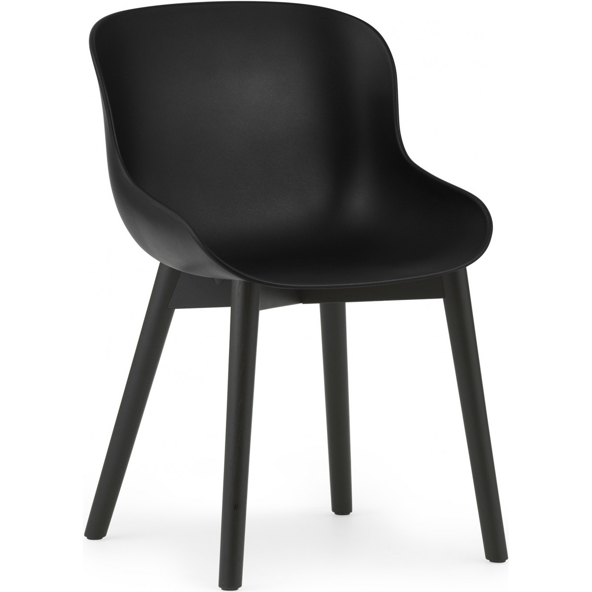 Black / Black lacquered Oak – Hyg Chair