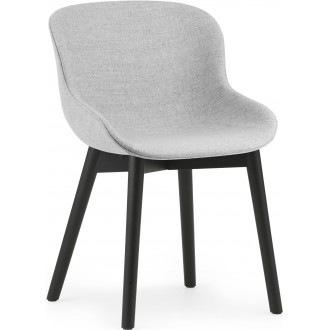 Synergy 08 / Black lacquered oak – Full upholstered – Hyg Chair