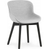 Synergy 08 / Black lacquered oak – Full upholstered – Hyg Chair