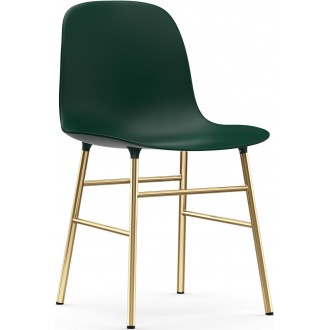 vert / laiton – Chaise Form