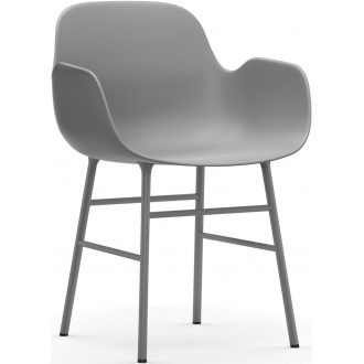 gris / gris – Chaise Form avec accoudoirs