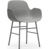gris / gris – Chaise Form avec accoudoirs