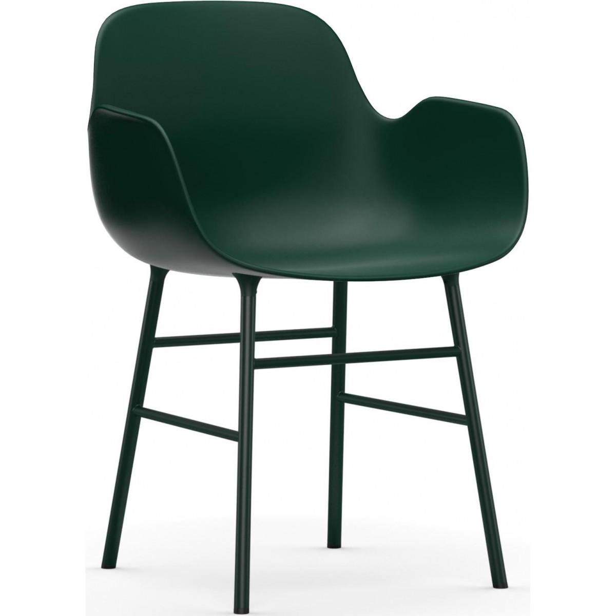 vert / vert – Chaise Form avec accoudoirs