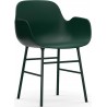 green / green – Form Chair with armrests