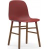 Red / Walnut – Form Chair