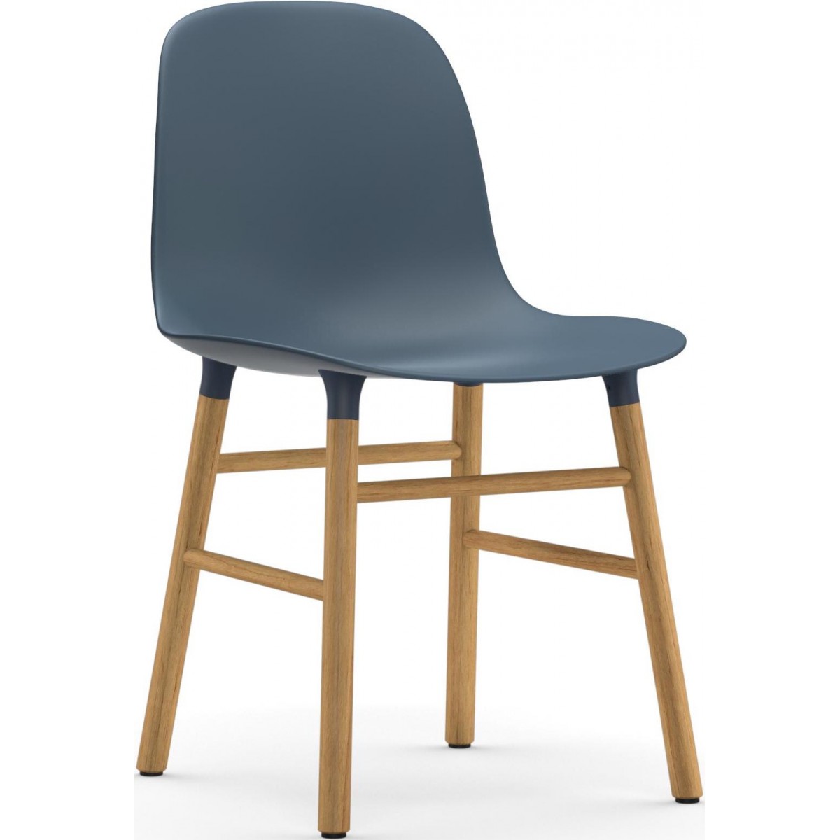 Bleu / Chêne – Chaise Form