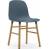 Blue / Oak – Form Chair