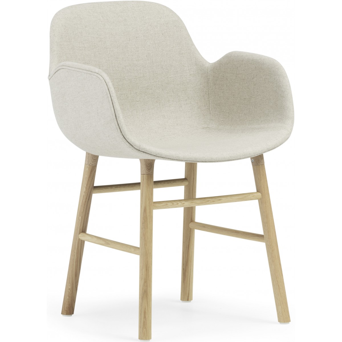 Main Line Flax 20  / Oak – Form Chair with armrests