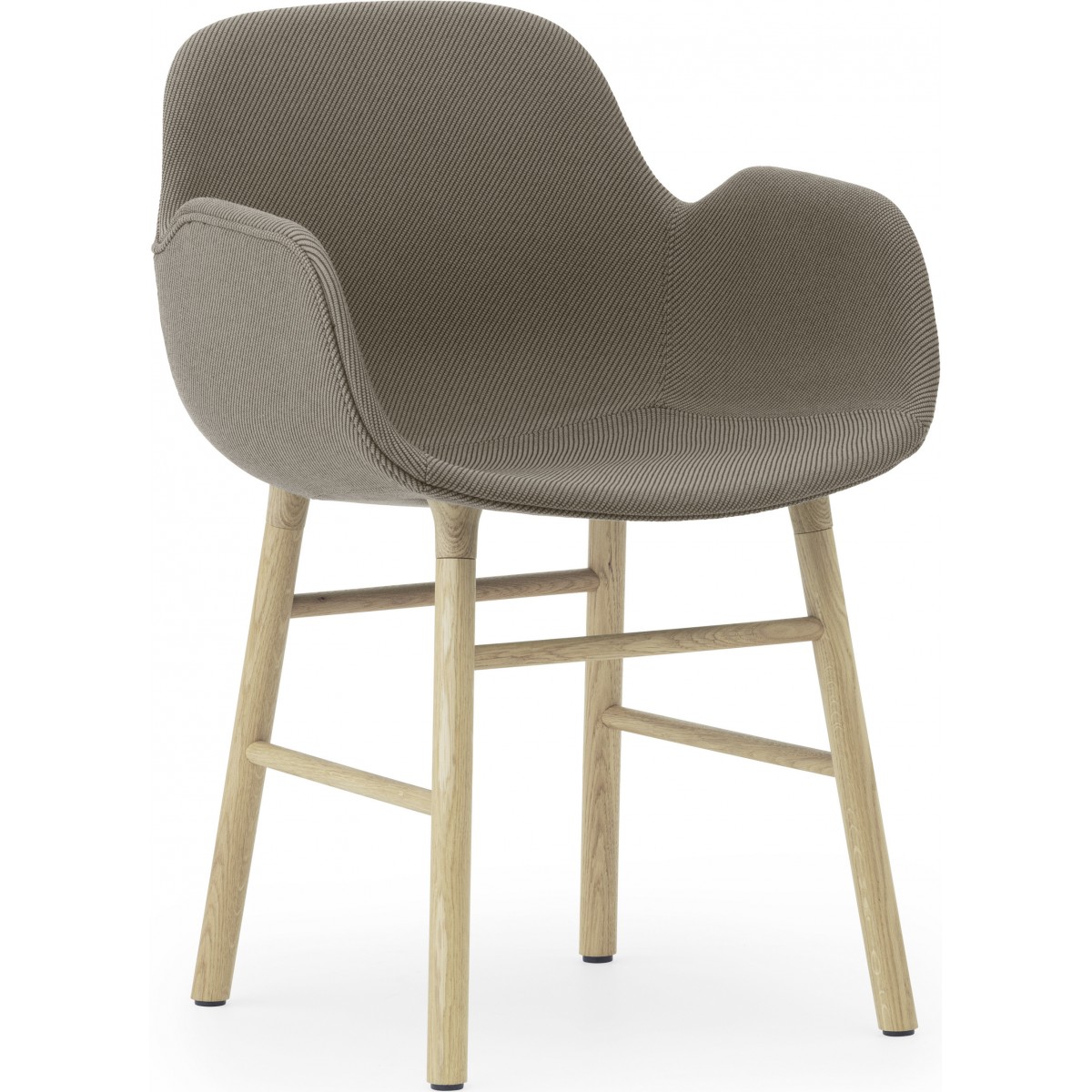 Oceanic 08 / Oak – Form Chair with armrests