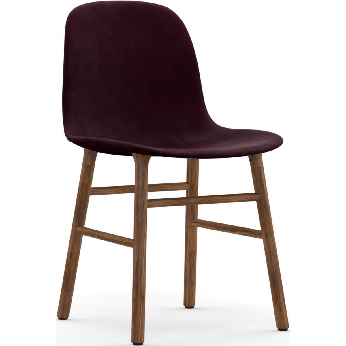 City velvet 82 / Walnut – Form Chair