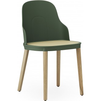 Park Green / braided seat / Oak – Allez Chair