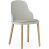 Ultra Warm Grey leather / Oak – Allez Chair