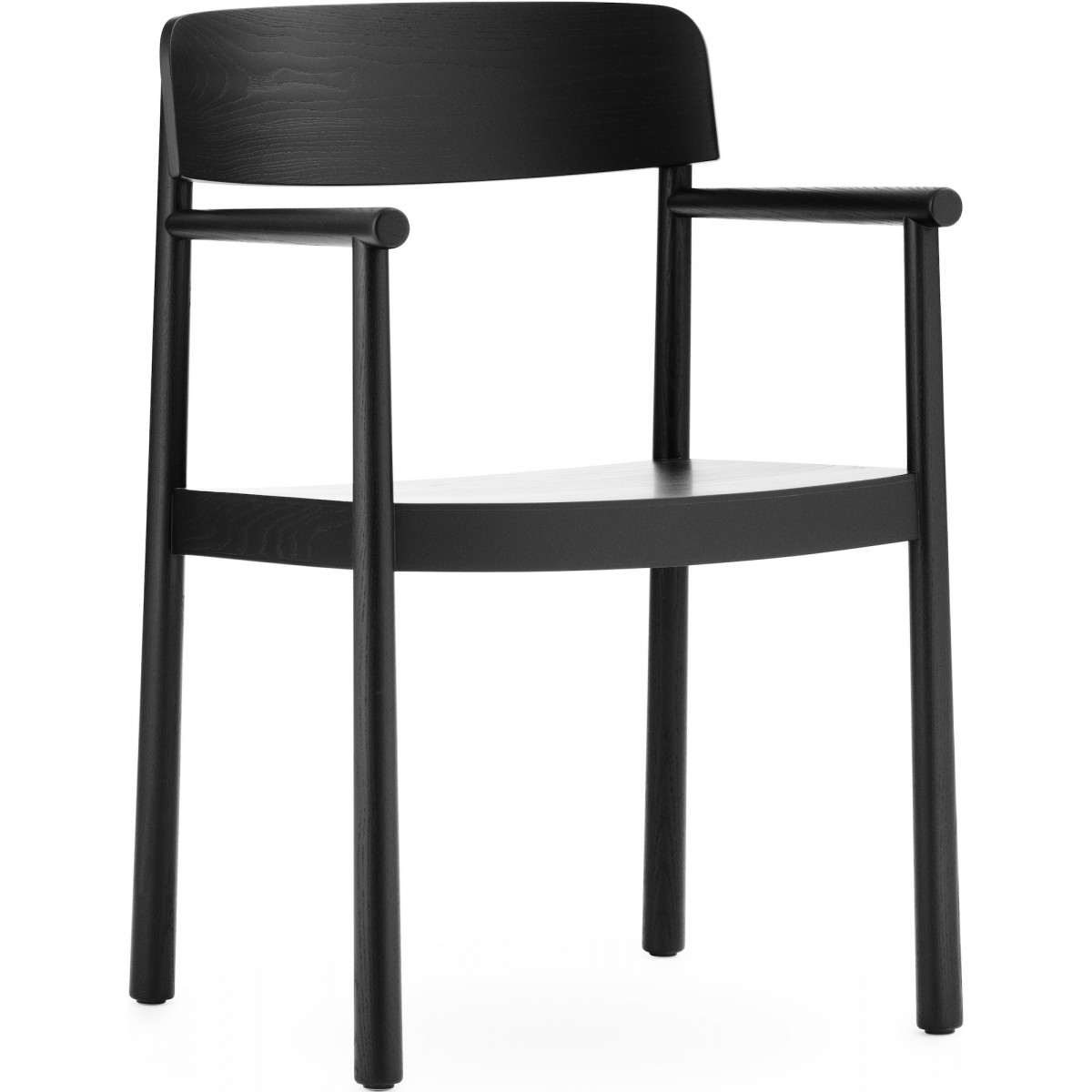Black lacquered ash – Timb Armchair
