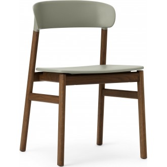 dusty green / smoked oak - Herit chair