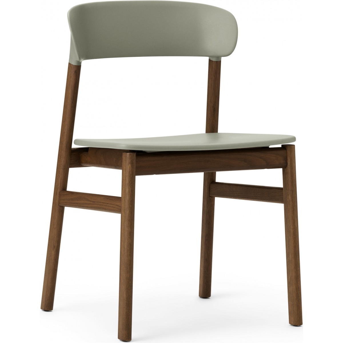 dusty green / smoked oak - Herit chair