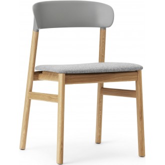 Synergy grey / oak - Herit chair
