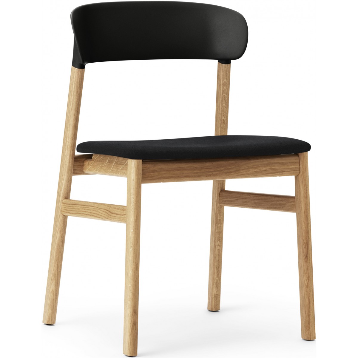 Synergy black / oak - Herit chair